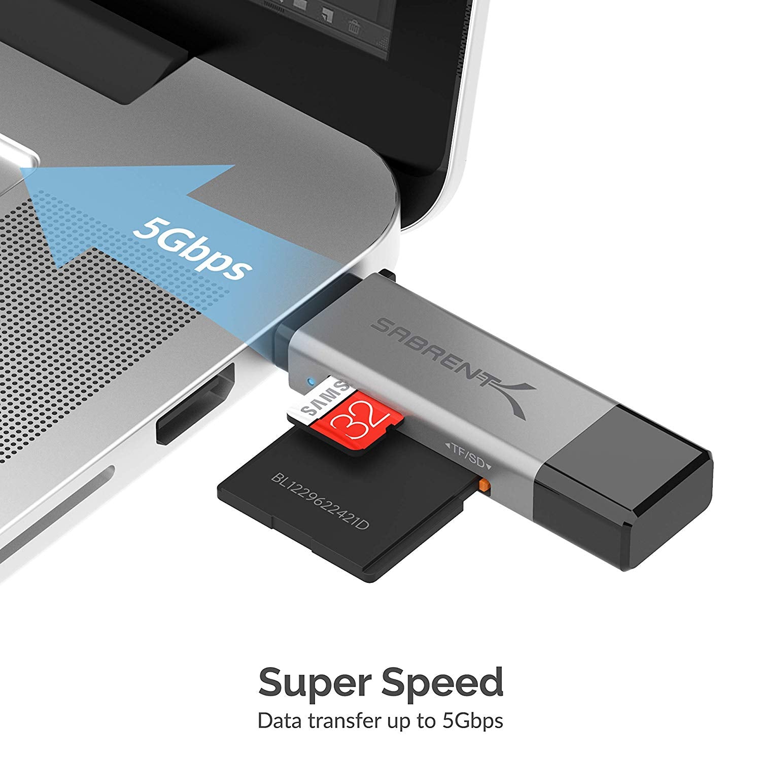 USB 3.0 and USB Type-C OTG Card Reader