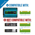 M.2 SSD to 2.5" SATA III Aluminum Enclosure Adapter