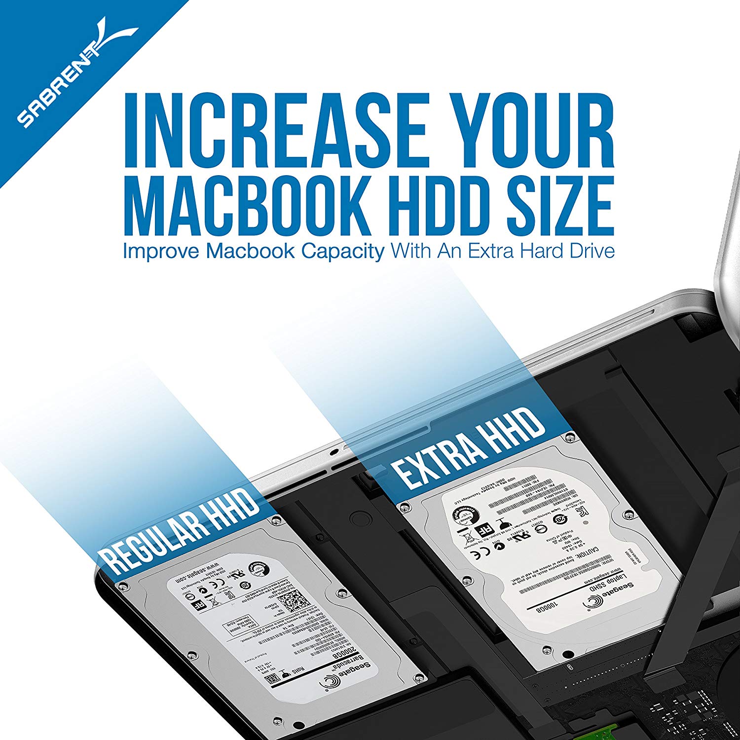 Data Doubler Optical Bay to Hard Drive/SSD Caddy Tray Adapter