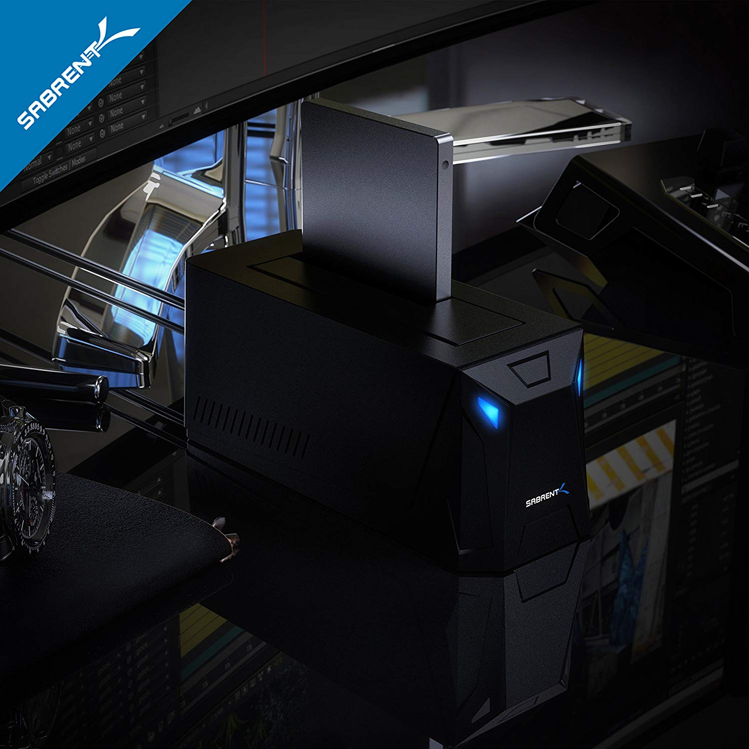 USB 3.0 to SATA Docking Station for 2.5" or 3.5"' HDD/SSD