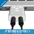USB Aluminum External 3D Stereo Sound Adapter