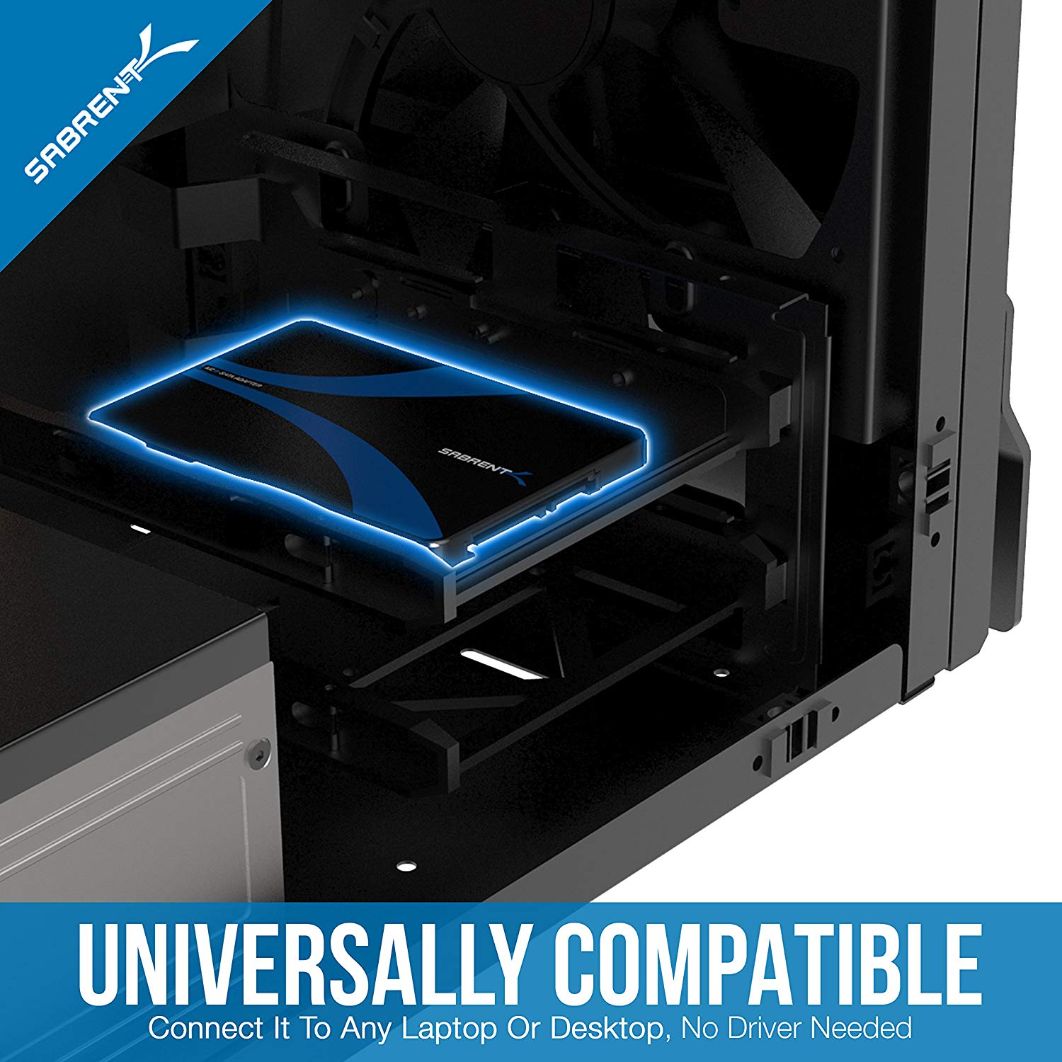 M.2 SSD to 2.5" SATA III Aluminum Enclosure Adapter