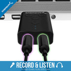 USB Aluminum External 3D Stereo Sound Adapter
