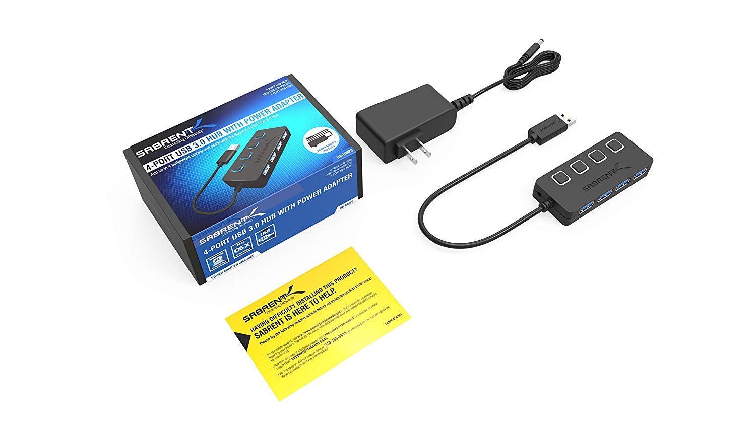 4-Port USB 3.0 Hub