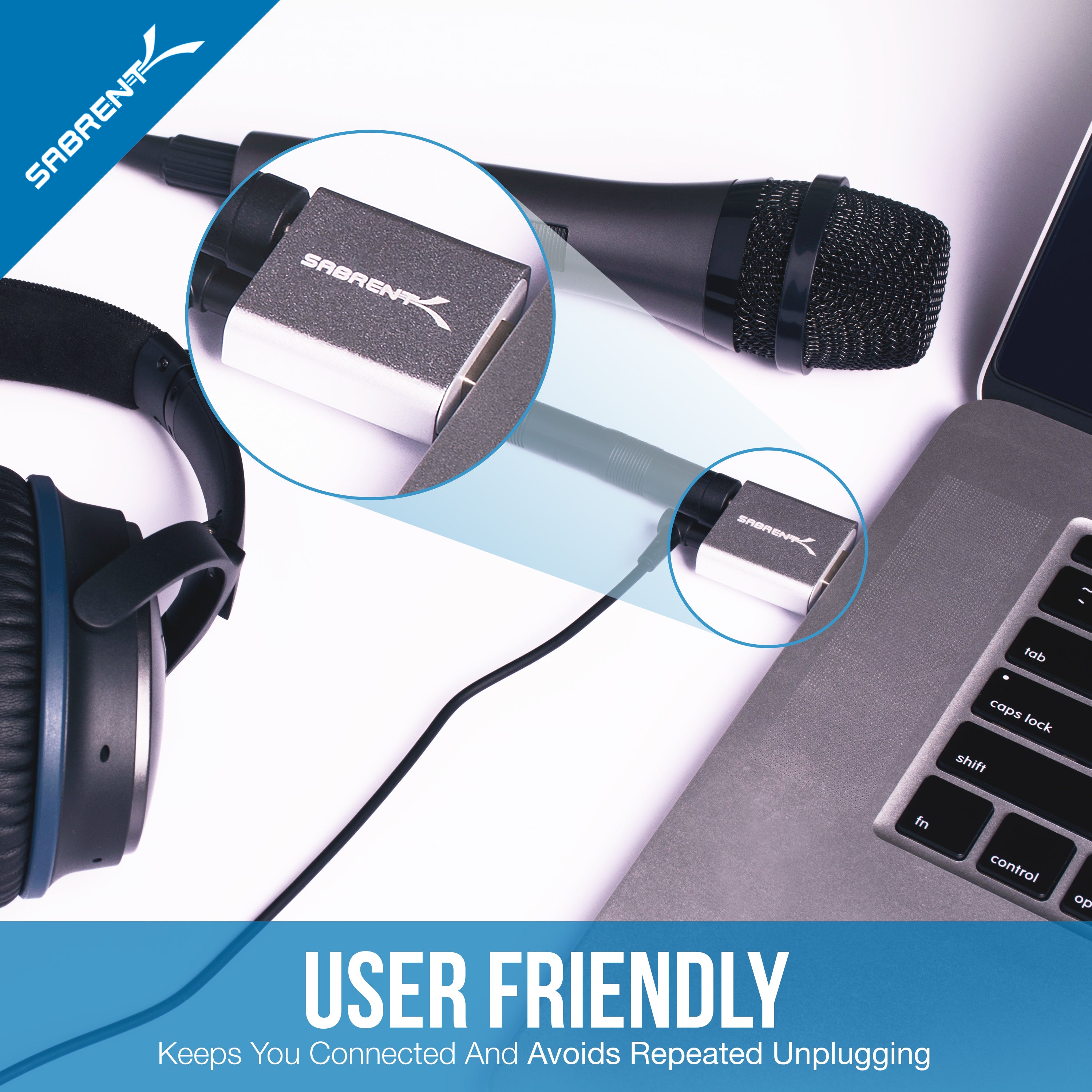 USB Aluminum External Stereo Sound Adapter