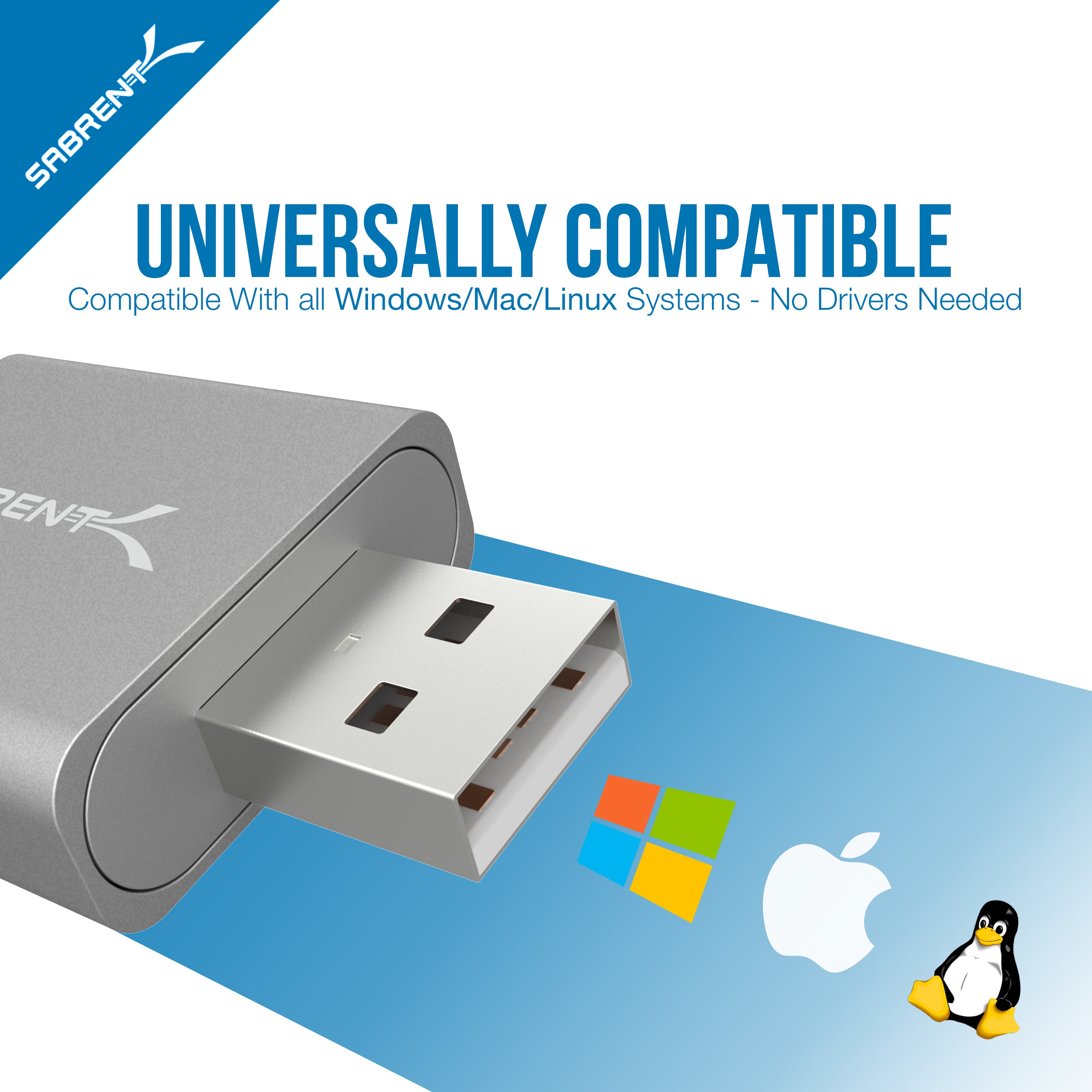 USB Aluminum External Stereo Sound Adapter