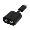 USB Type-C External Stereo Sound Adapter for Windows and Mac