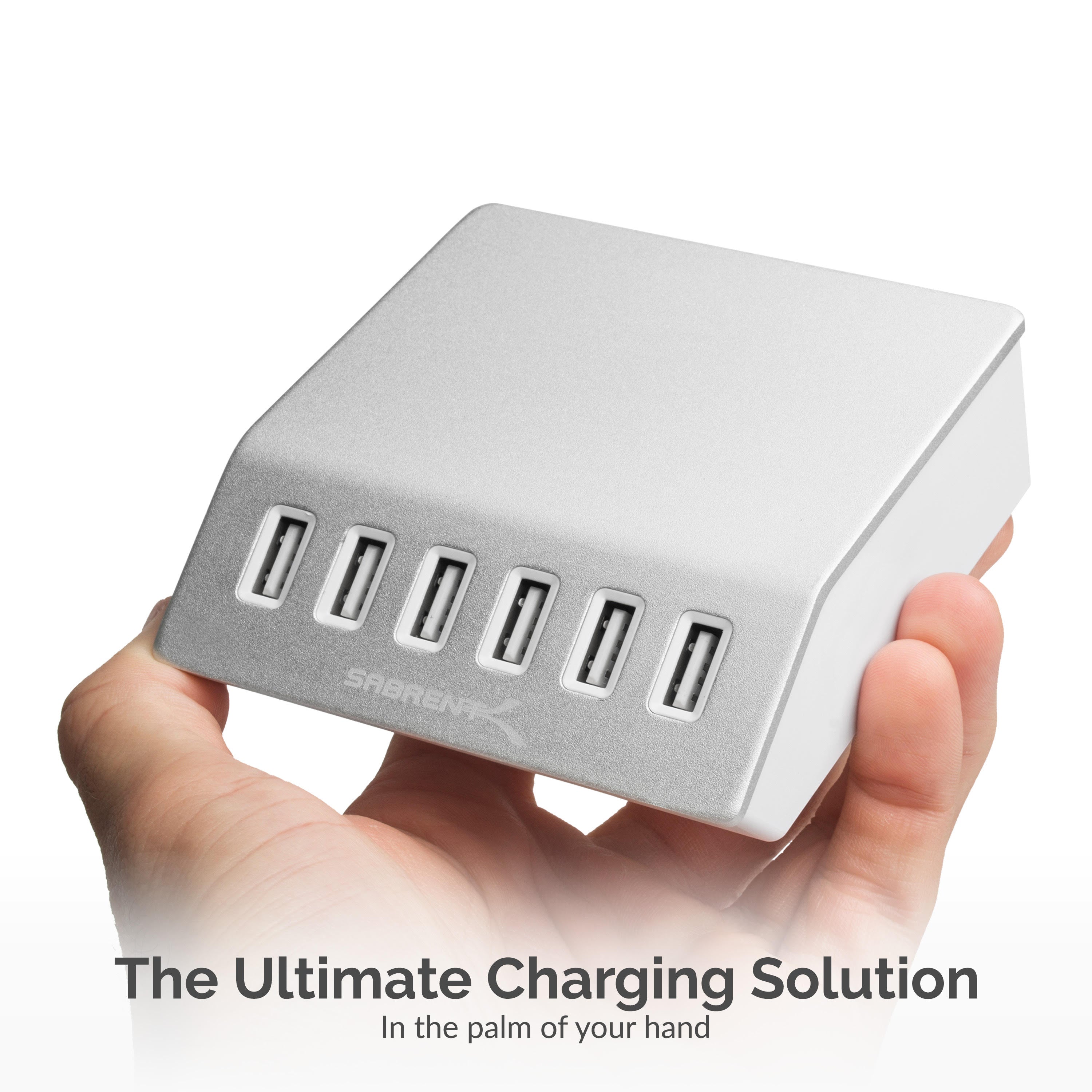 60 Watt (12 Amp) 6-Port USB Rapid Charger