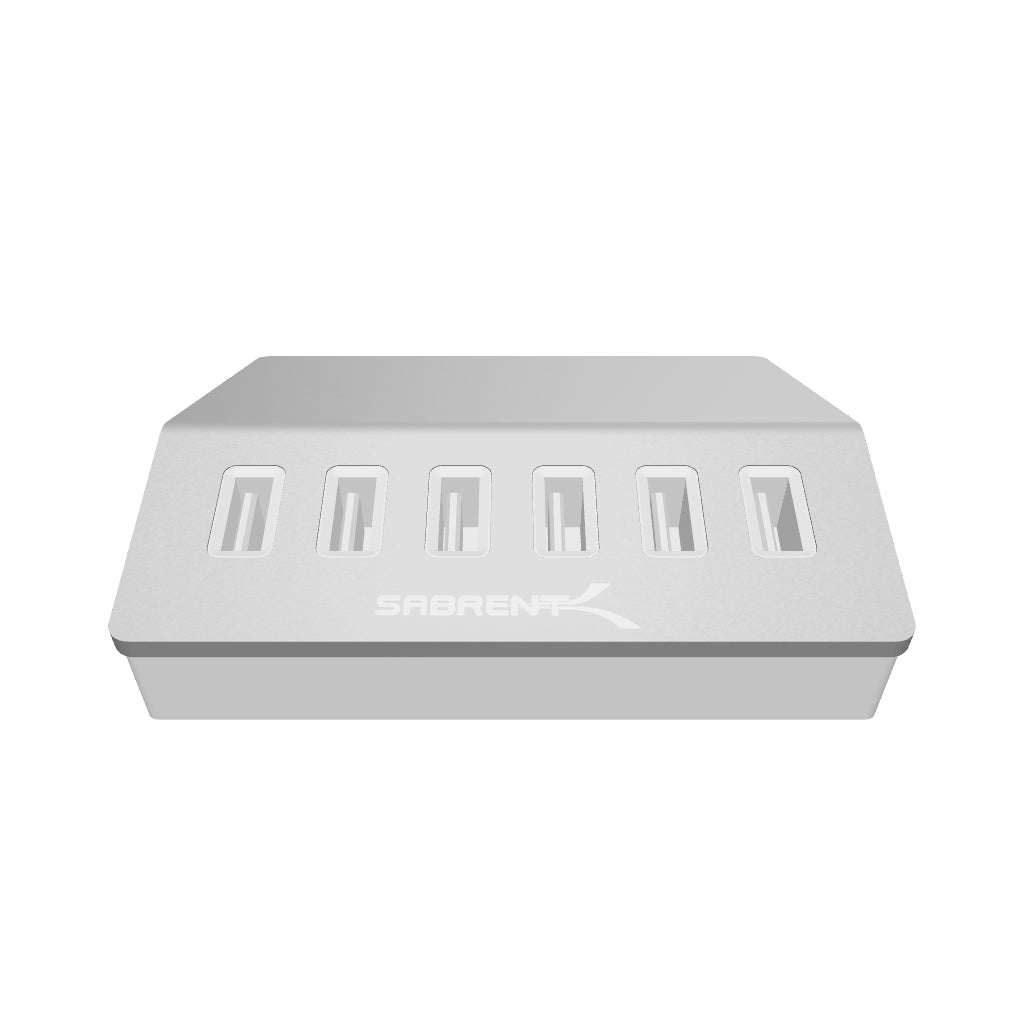 60 Watt (12 Amp) 6-Port USB Rapid Charger