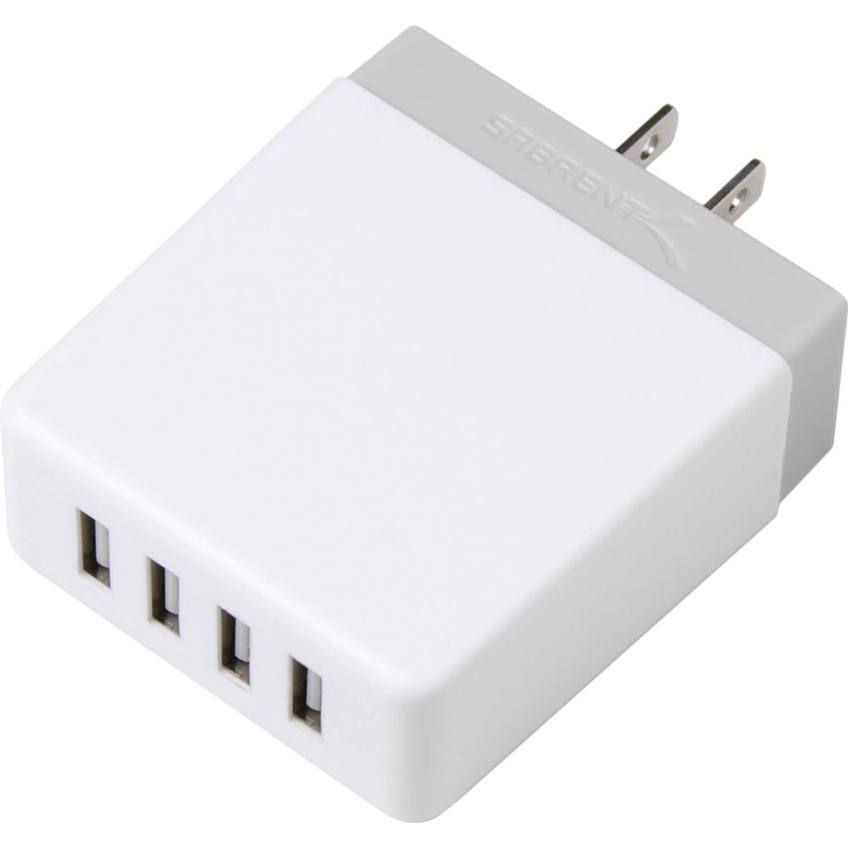 40w 4-Port USB Wall Charger | White