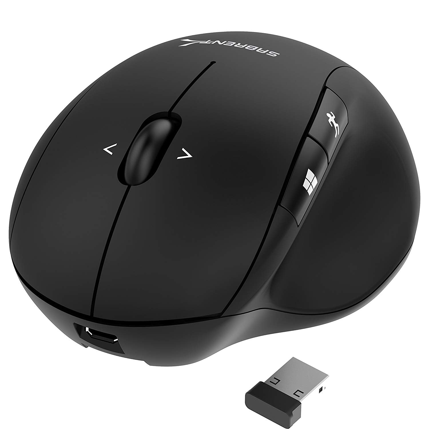 Ergonomic 2.4GHz Wireless Rechargeable Mouse