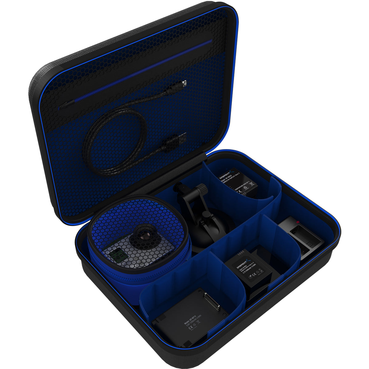 Universal Travel Case for GoPro or Small Electronics and Accessories [Medium]