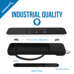 Apple TV Remote Shockproof Case with Magnetic Mount Holder Black