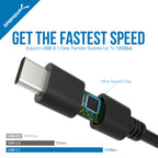 USB Type-C External Stereo Sound Adapter for Windows and Mac