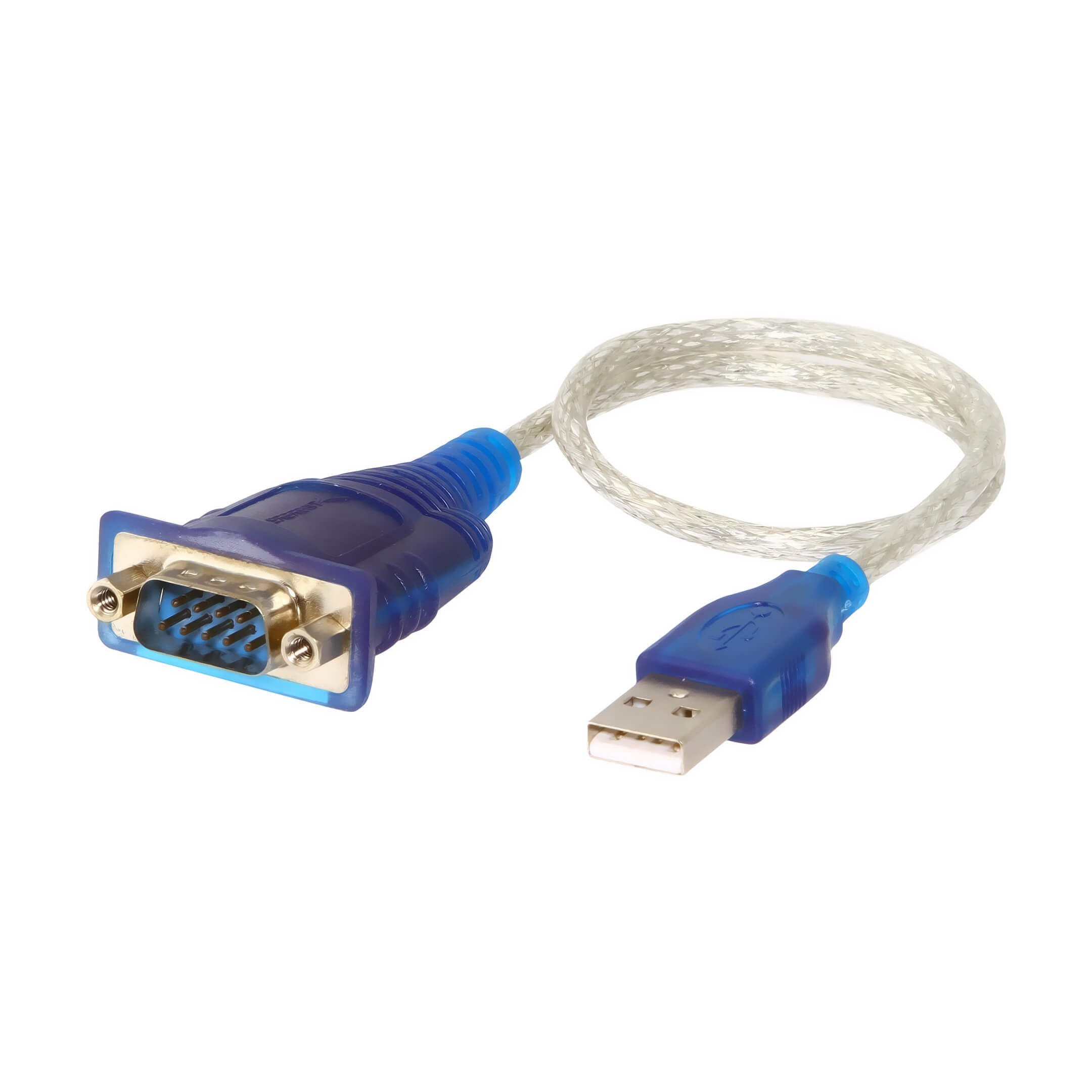 USB 2.0 Serial DB9 Male (9 Pin) RS232 Cable 1 ft Cable Sabrent