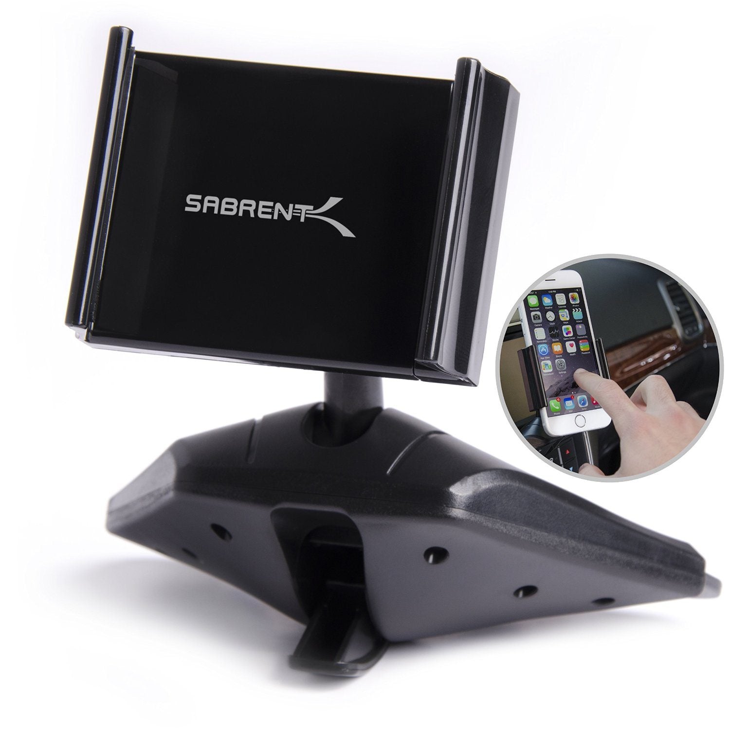 Universal Smartphone CD Slot Mount for 3.5" - 5.5" Smartphones