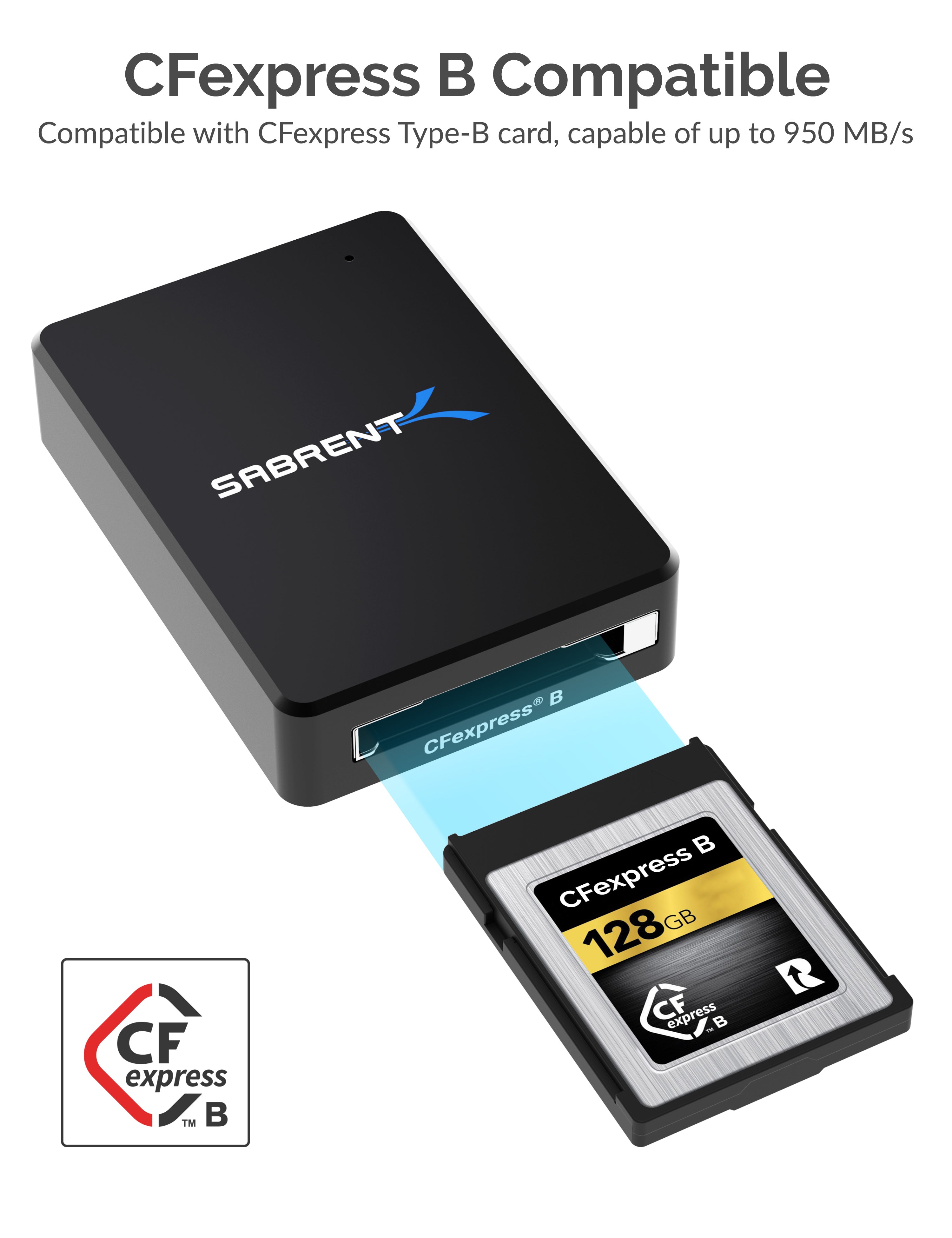 CFexpress Type B USB 3.2 Card Reader