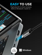 USB Type-C Dual-Slot UHS-II SDXC and microSDXC SD Card Reader