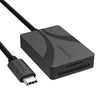 USB Type-C Dual-Slot UHS-II SDXC and microSDXC SD Card Reader