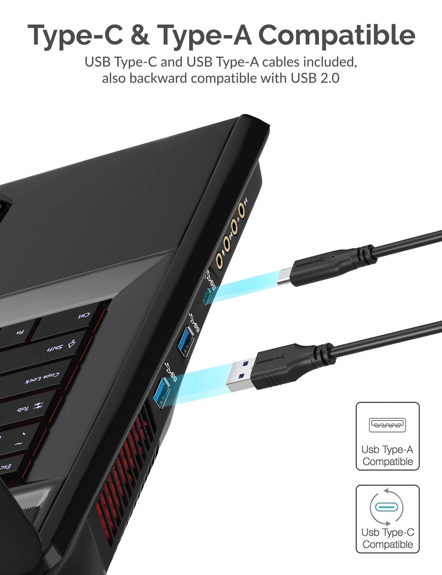 USB 3.2 Type-C and Type-A to SD Express 7.1 Card Reader