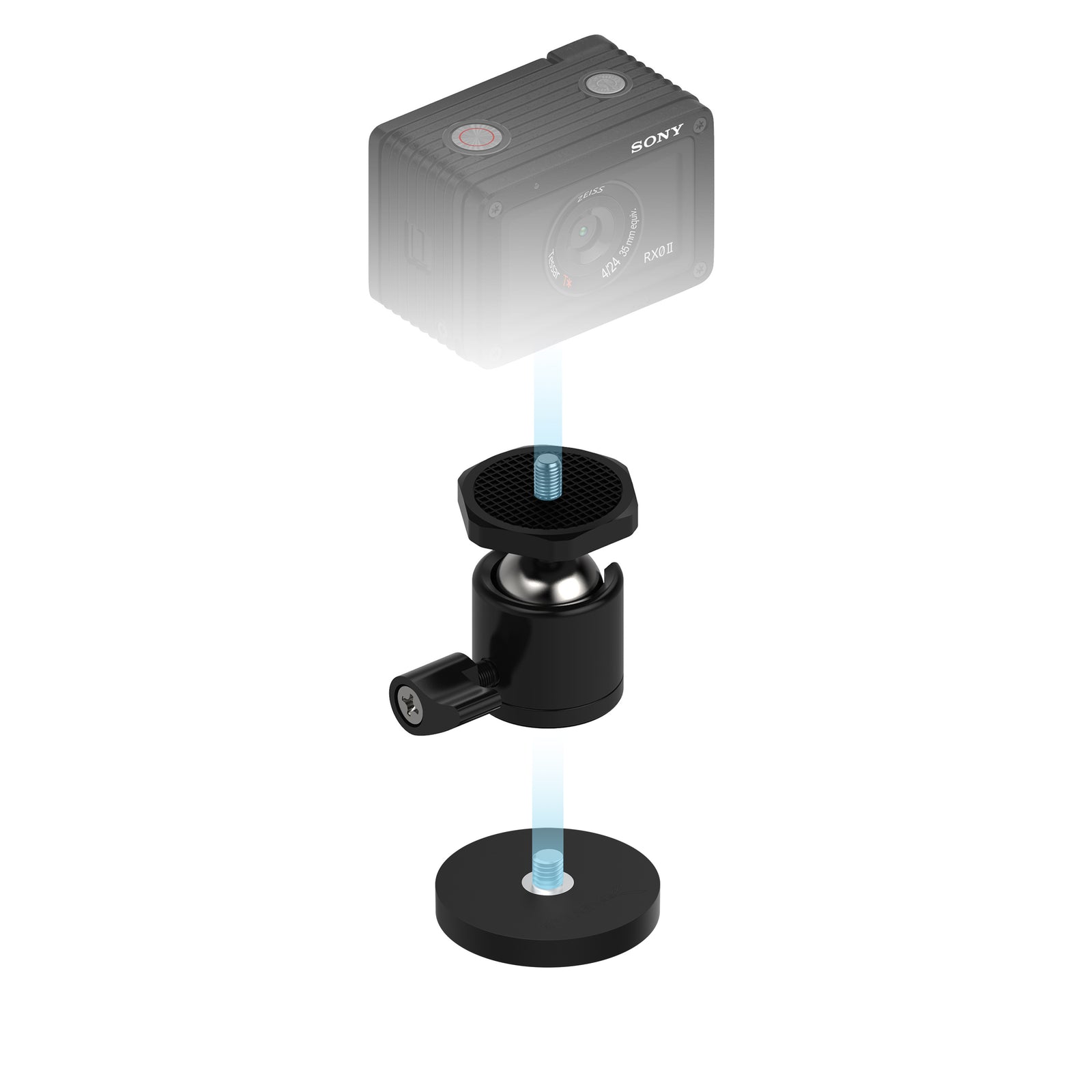 Rubber-Coated Magnetic Mount