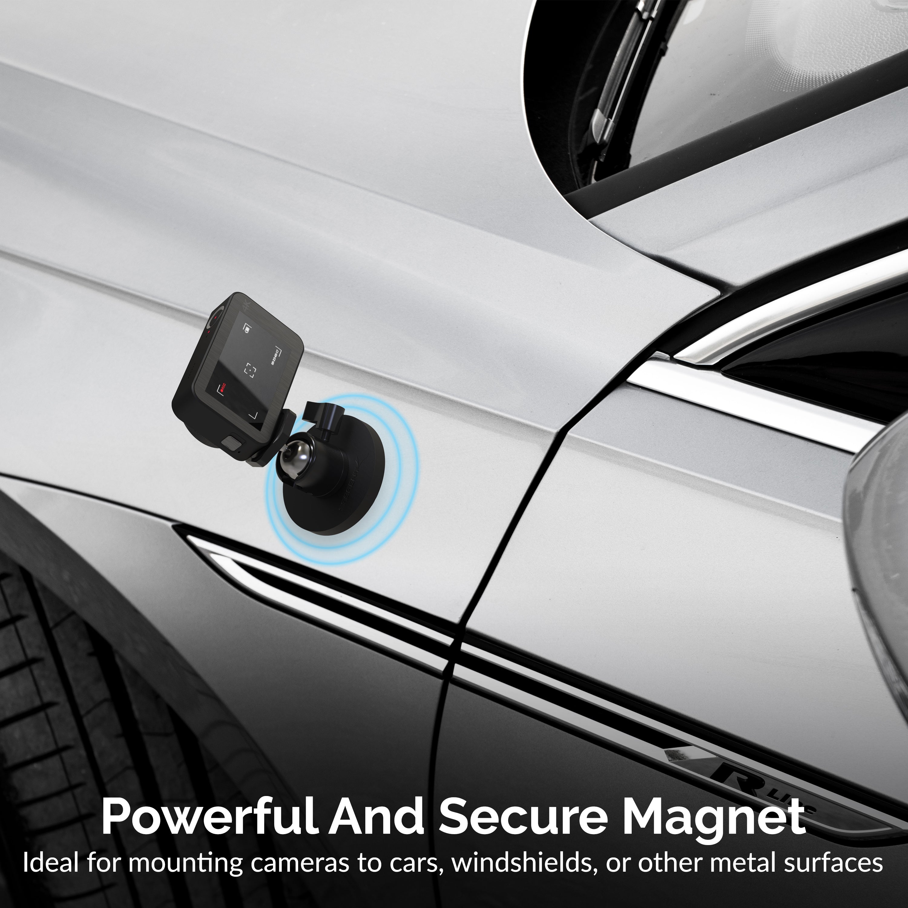 Rubber-Coated Magnetic Mount