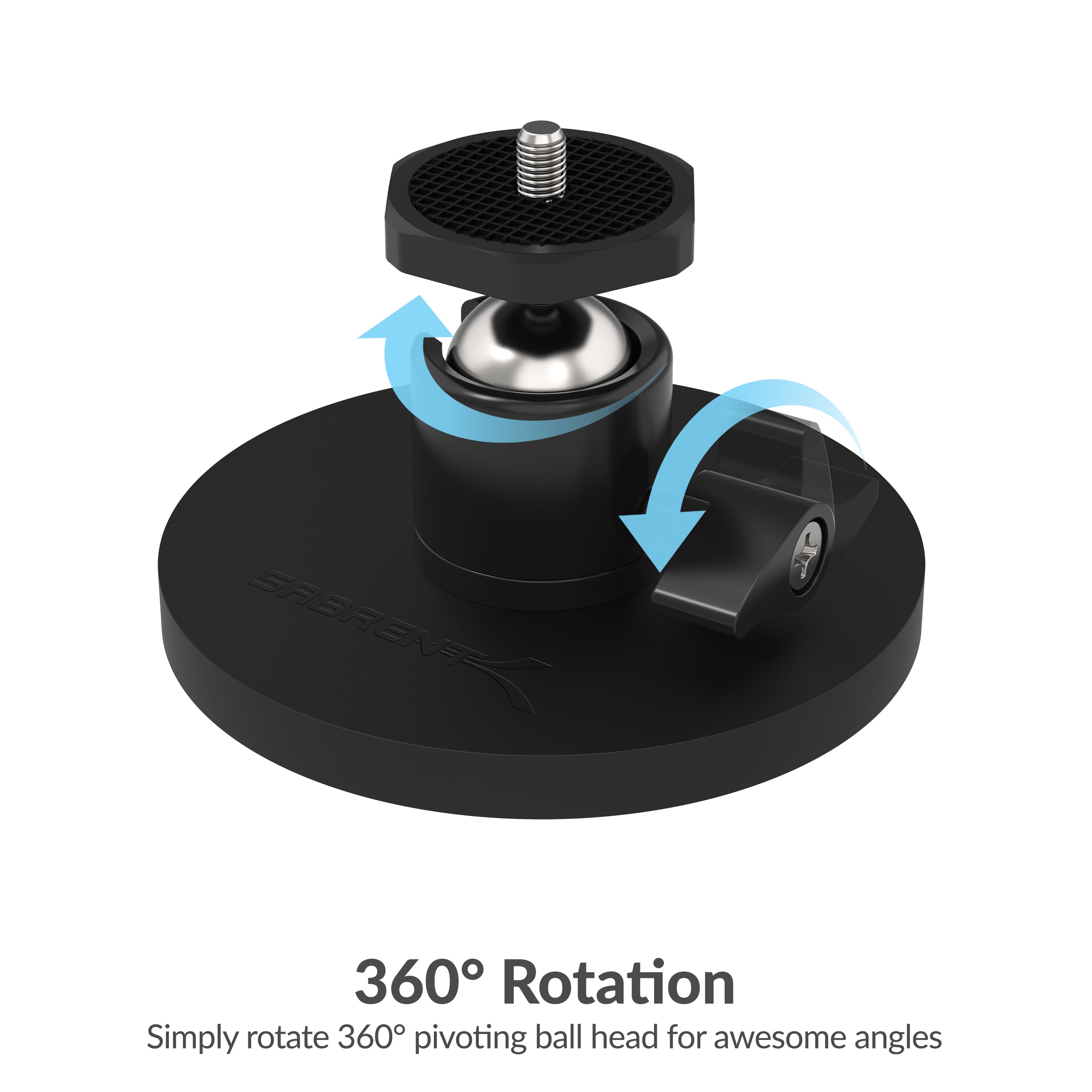 Rubber-Coated Magnetic Mount