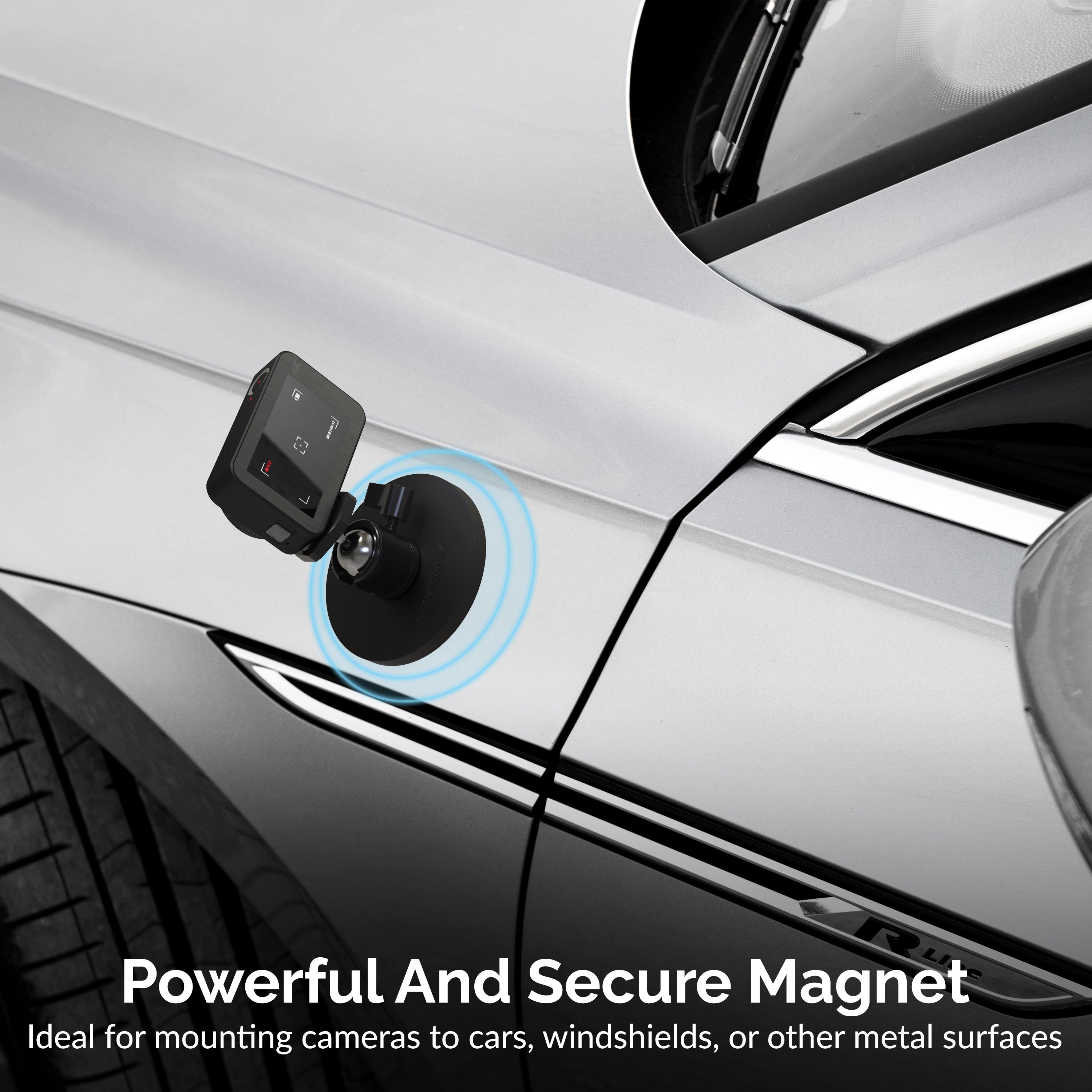 Rubber-Coated Magnetic Mount