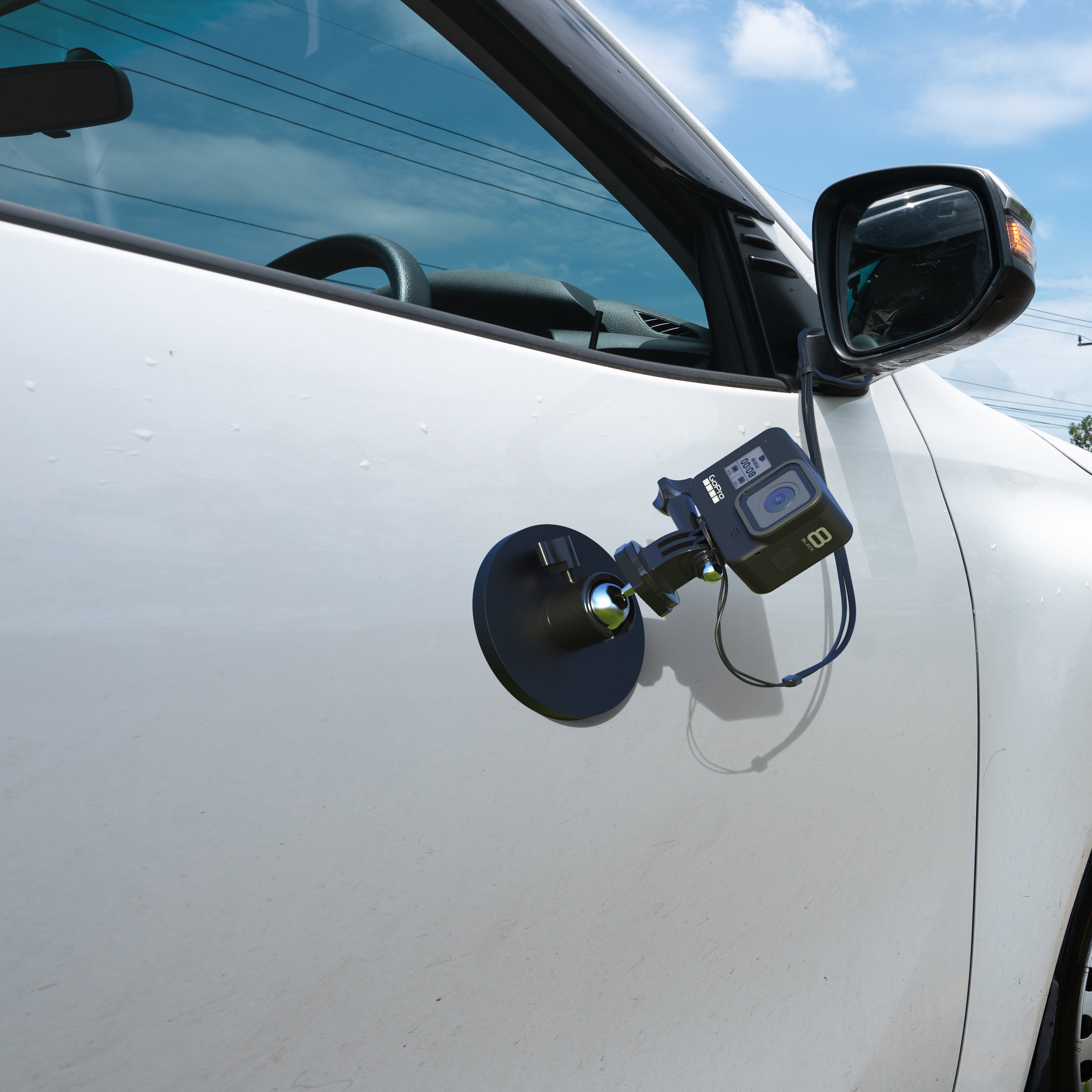 Rubber-Coated Magnetic Mount