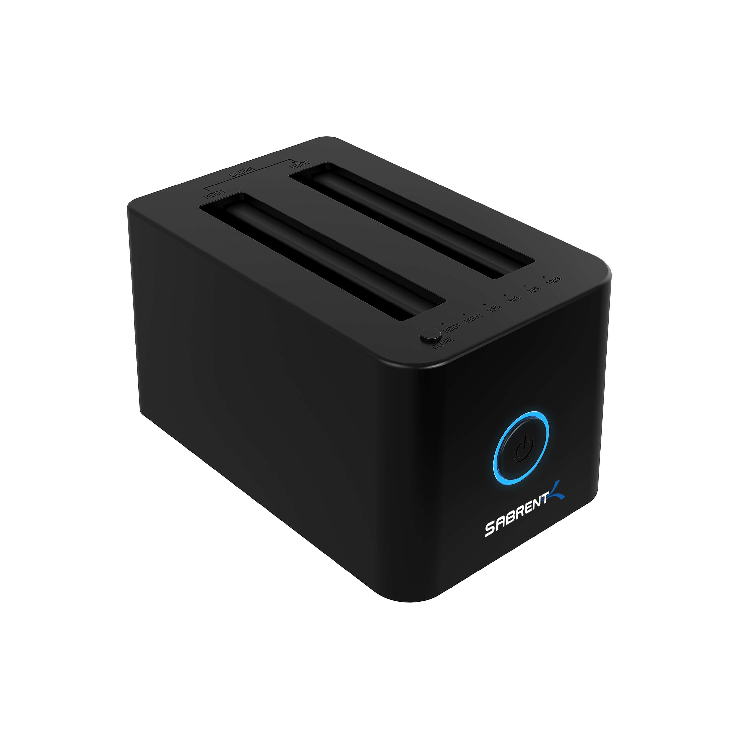 USB 3.0 to SSD/2.5" SATA Dual Bay Hard Drive Docking Station with Hard Drive Duplicator/Cloner [Support UASP]