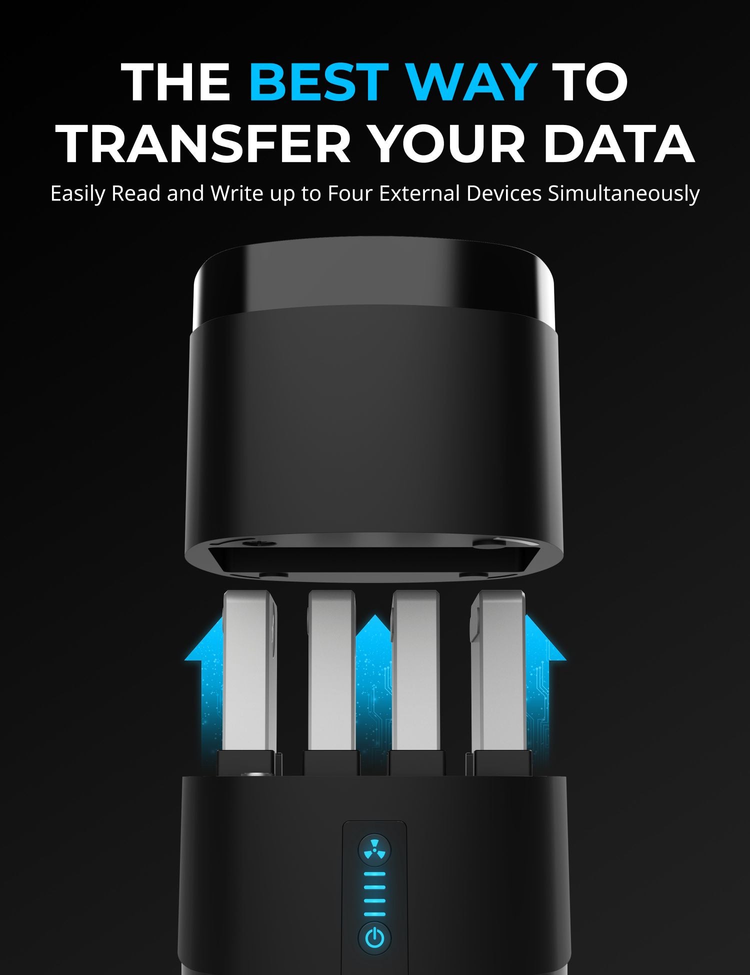 4-Bay USB Type-C Docking Station - Sabrent