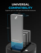 4-Bay USB Type-C Docking Station