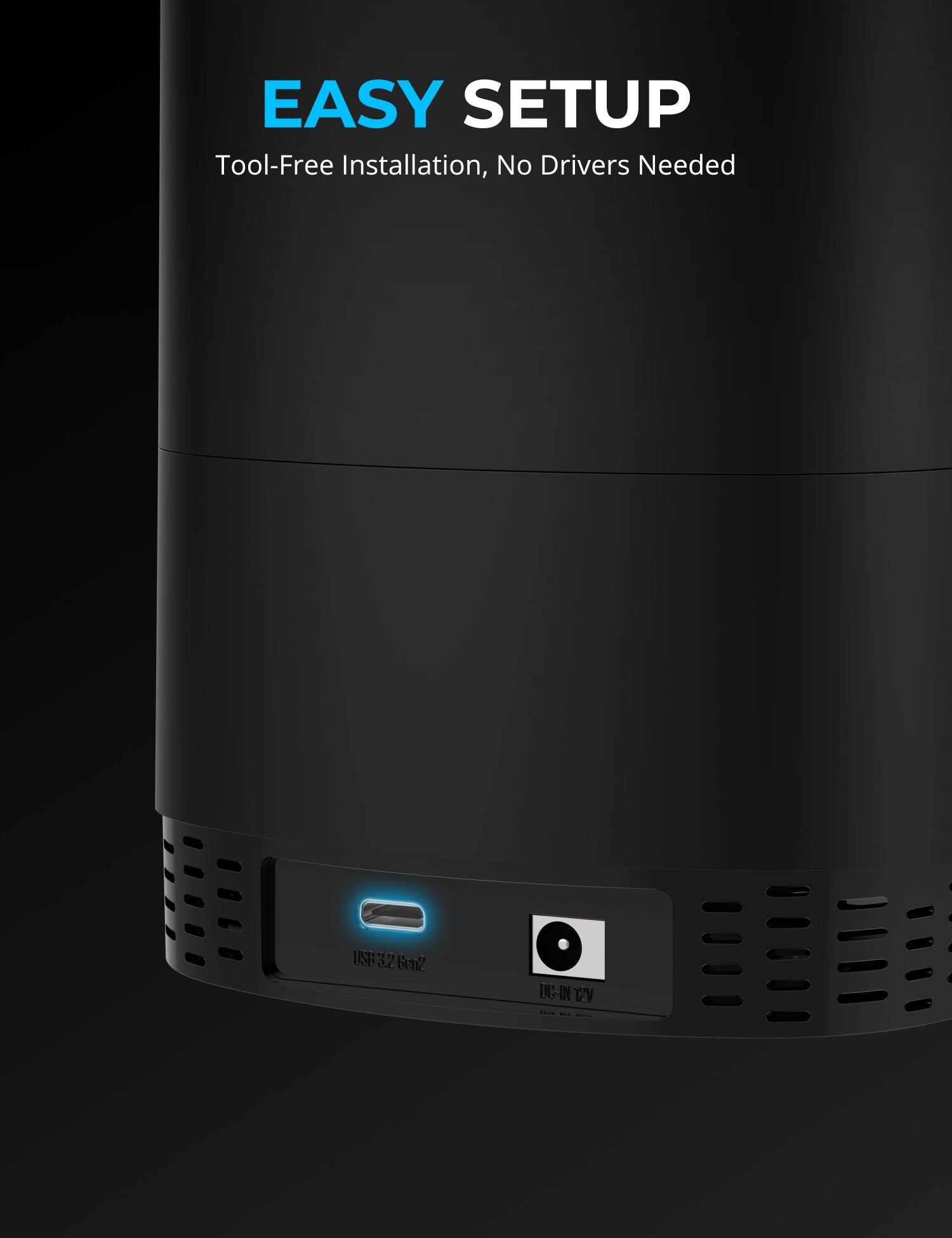 4-Bay USB Type-C Docking Station