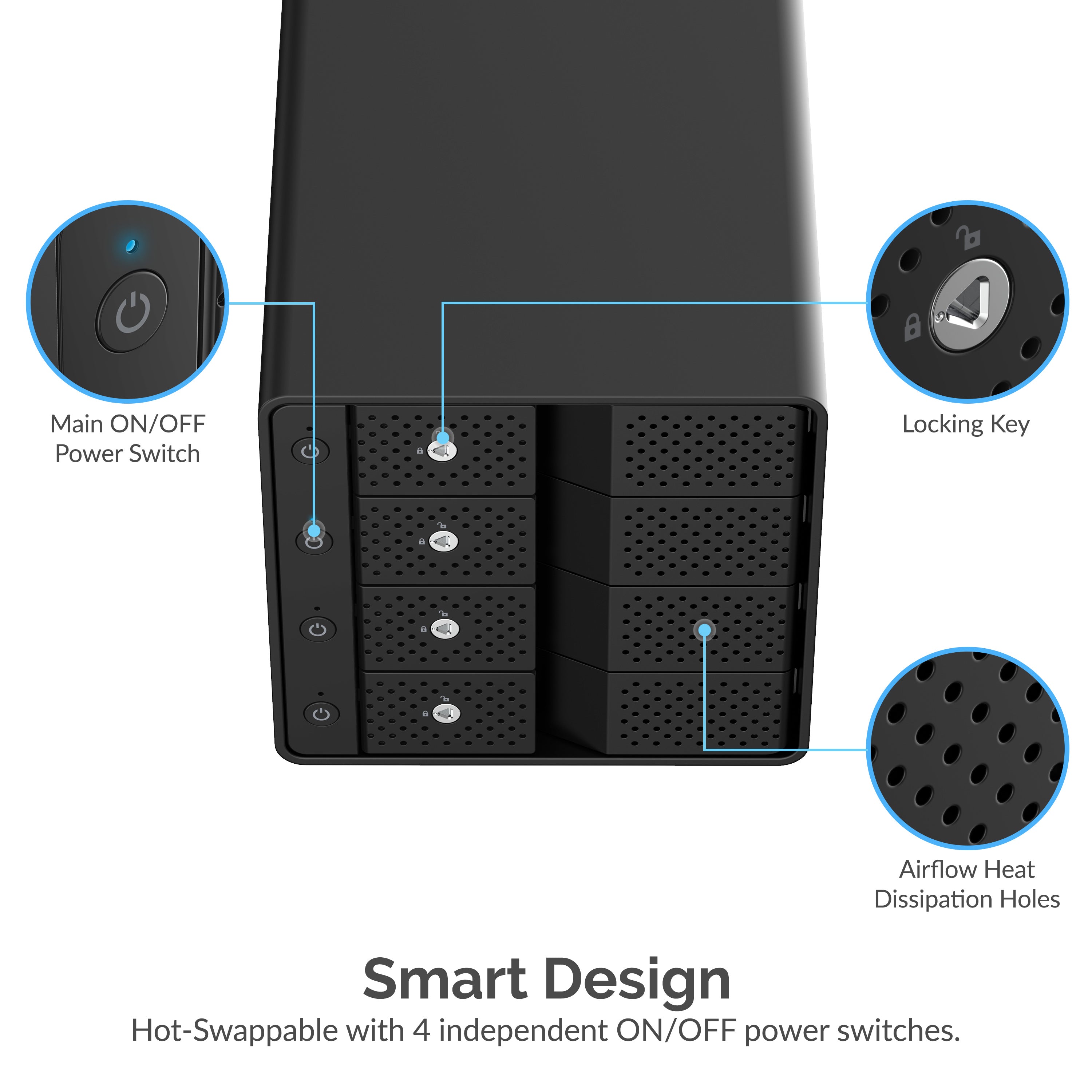USB 3.2 3.5" SATA Hard Drive Tray-Less Docking Station