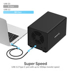 USB 3.2 3.5" SATA Hard Drive Tray-Less Docking Station