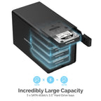 USB 3.2 3.5" SATA Hard Drive Tray-less Docking Station
