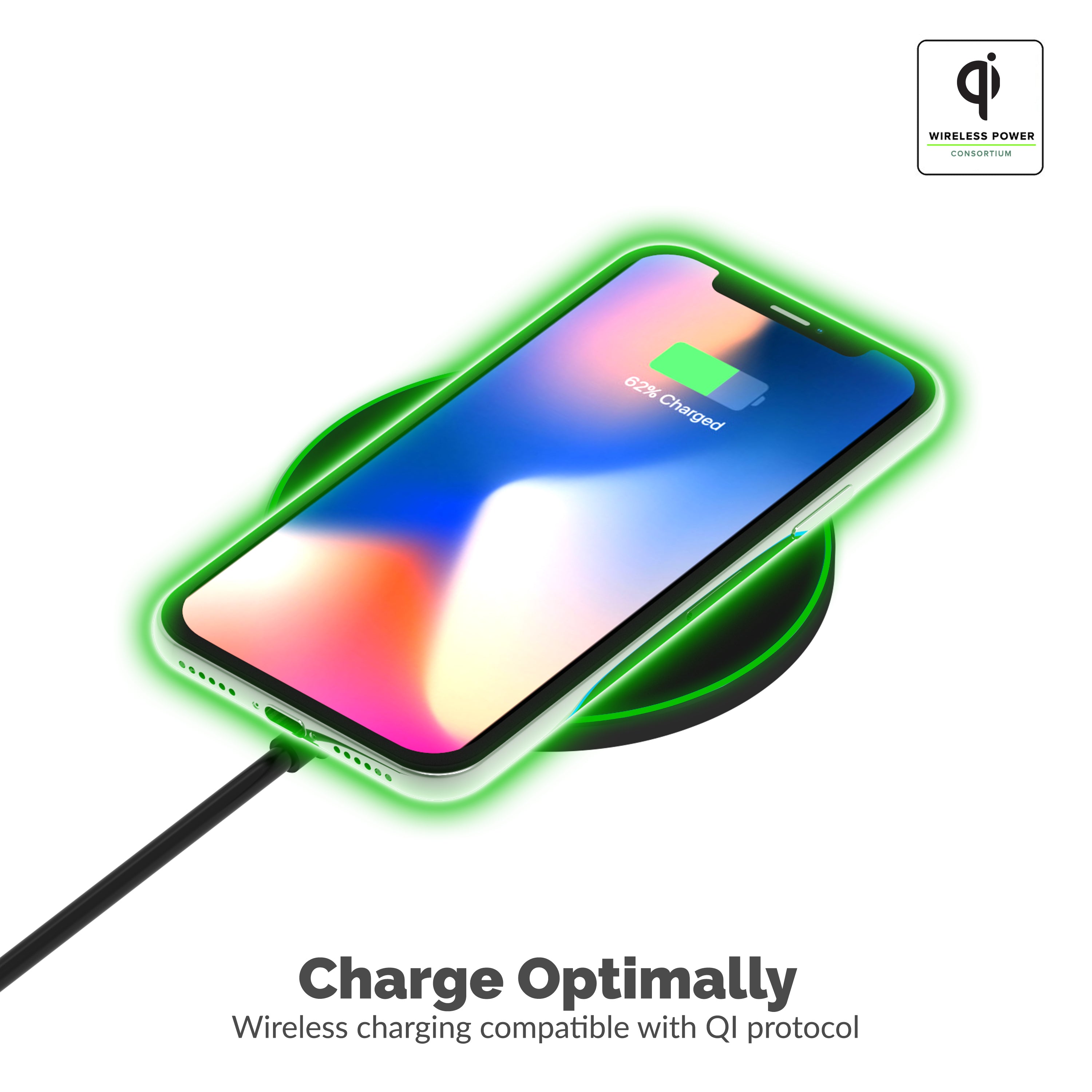 10W qi Wireless Fast Charger Charging Pad
