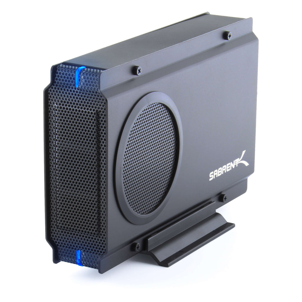 USB 3.0 TO SATA/SATA II Aluminum Enclosure With Cooling Fan - Sabrent