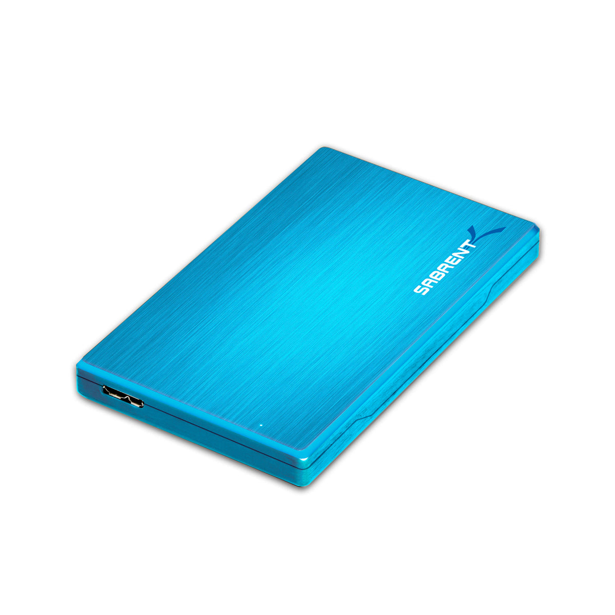 Premium Ultra Slim 2.5-Inch SATA to USB 3.0 External Aluminum Hard Drive Enclosure | Blue