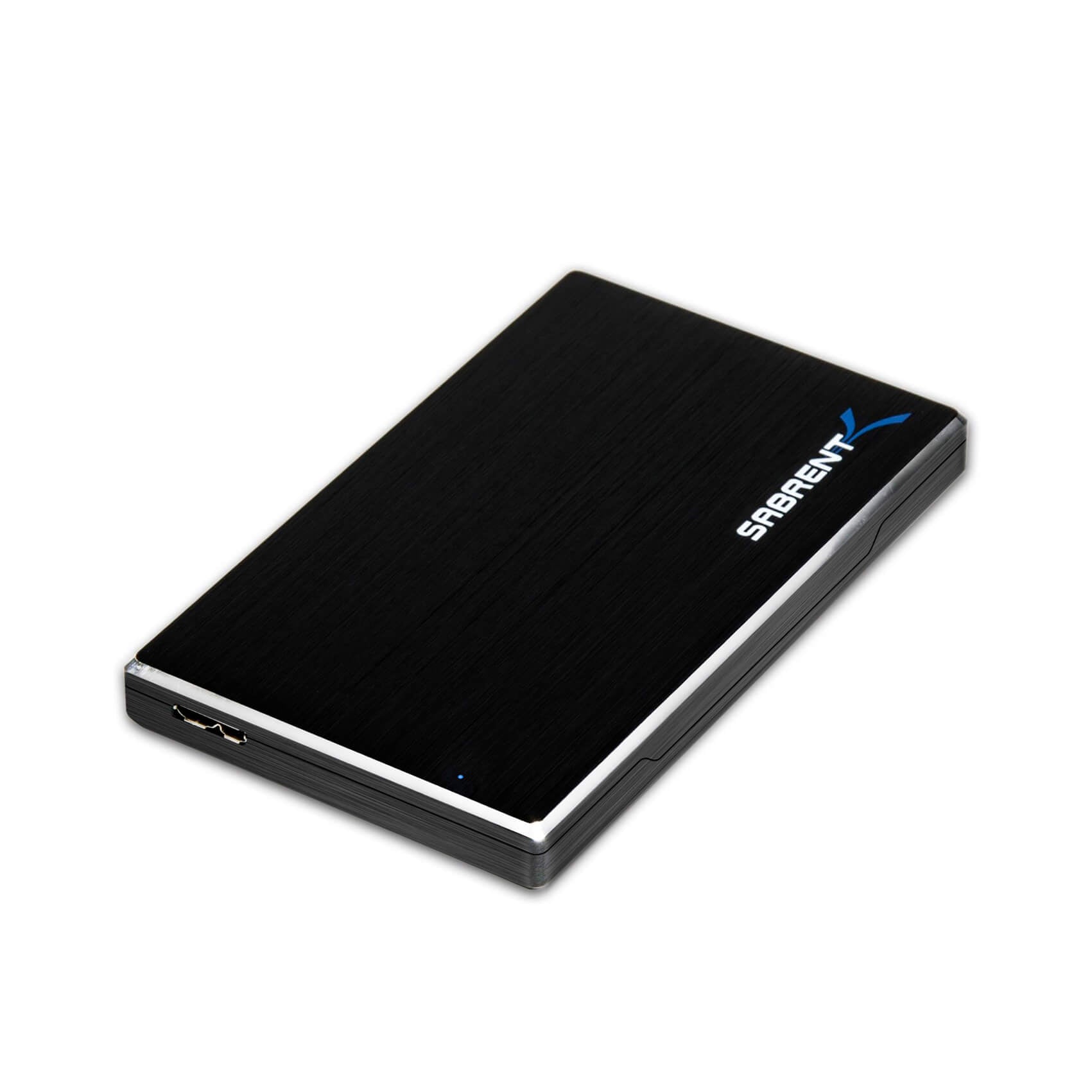 Premium Ultra Slim 2.5-Inch SATA to USB 3.0 External Aluminum Hard Drive Enclosure | Black