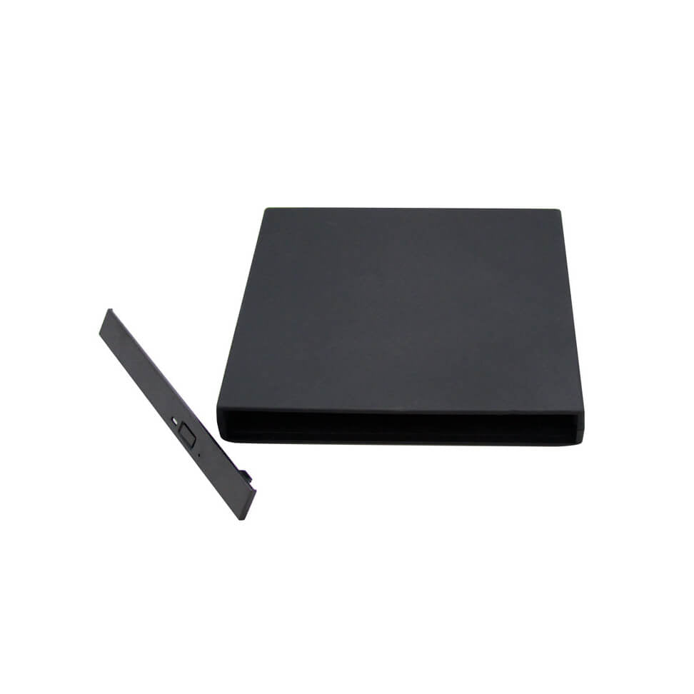 IDE/PATA CD/DVD/RW USB 2.0 Slim Notebook Drive Enclosure (CD/DVD burner not Included)