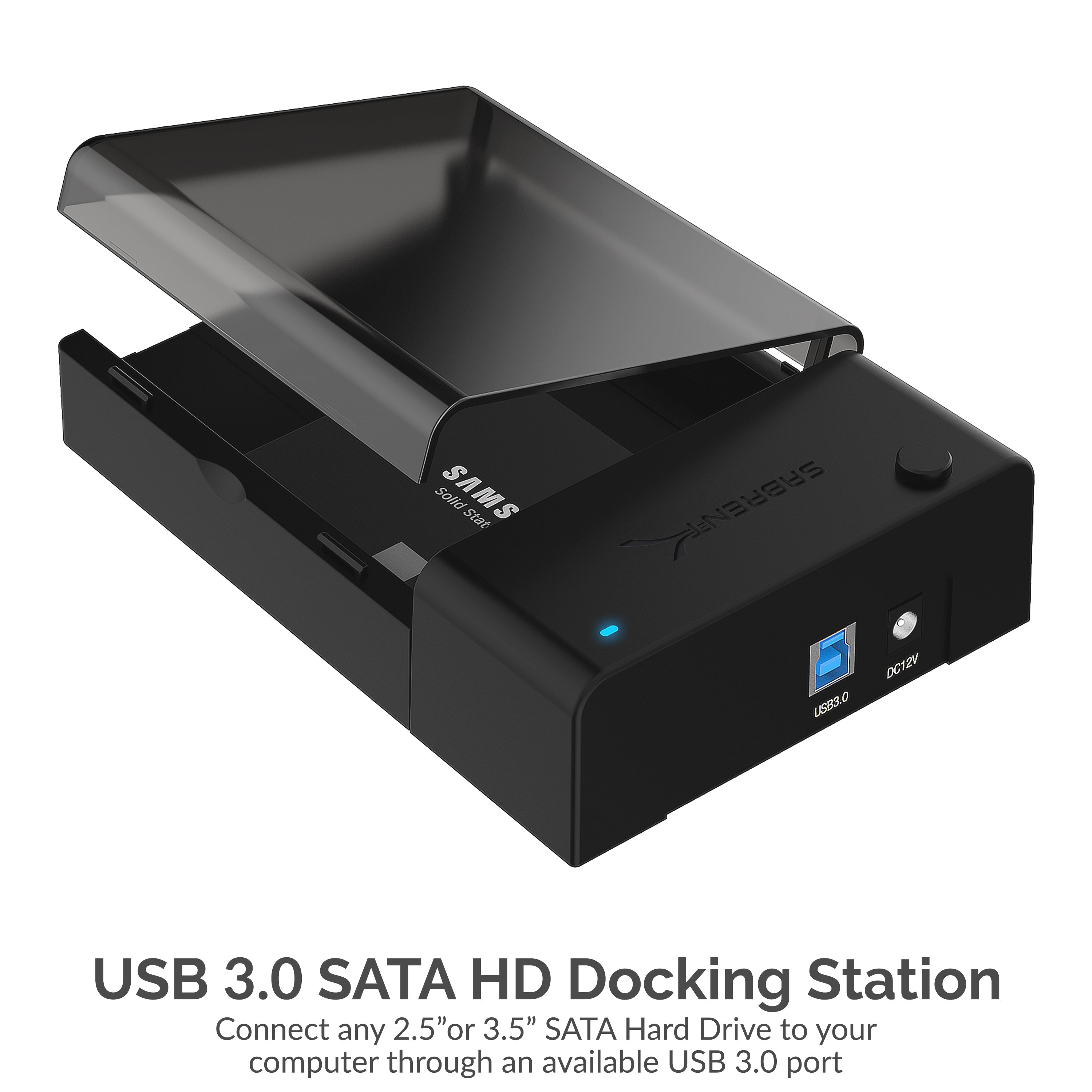 Banke morbiditet Selskabelig USB 3.0 to SATA External Hard Drive Docking Station - Sabrent