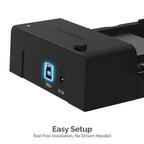 USB 3.0 to SATA External Hard Drive Docking Station