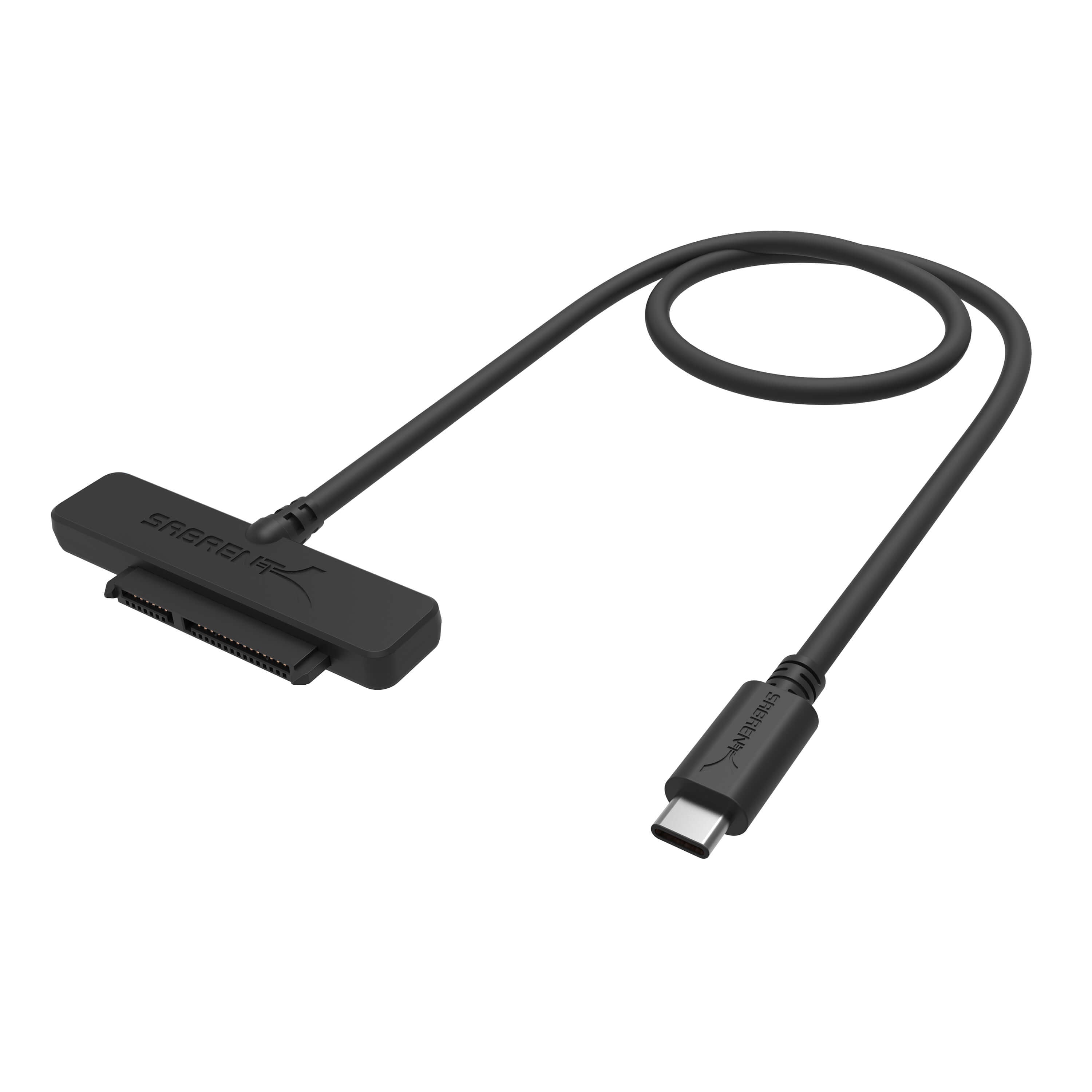 USB 3.1 Type C to SSD / 2.5-Inch SATA Hard Drive Adapter [Optimized For SSD]