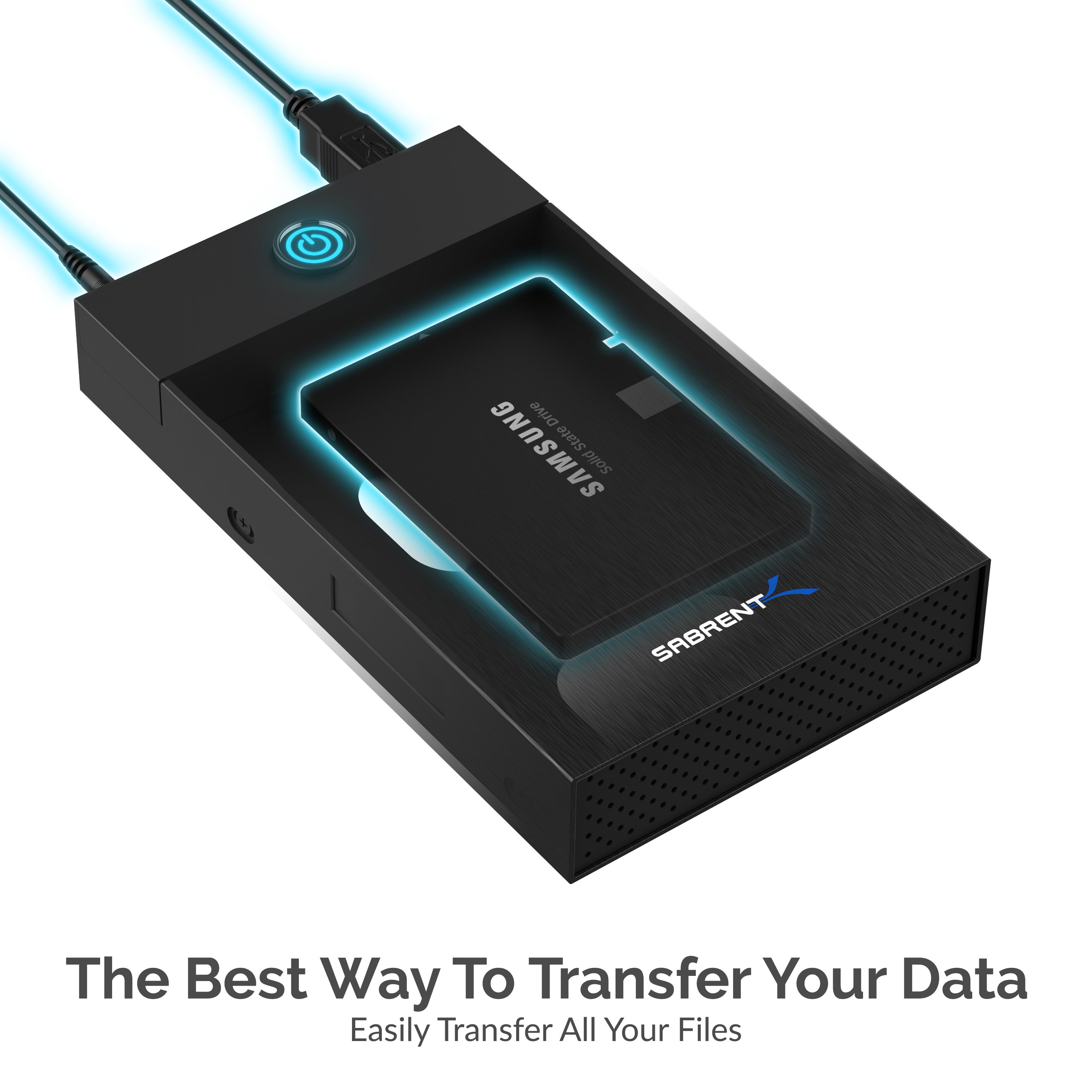 USB 3.0 Tool-Free Enclosure for 2.5” and 3.5” Internal SATA Hard Drives