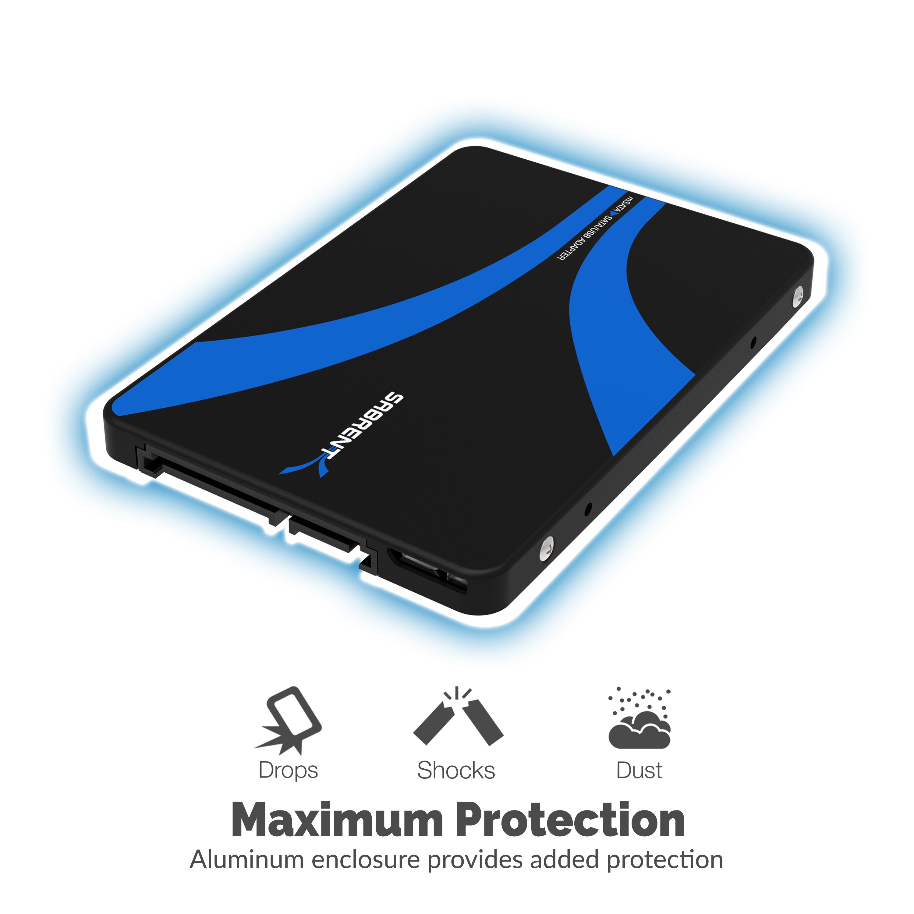 mSATA to USB 3.0/2.5-Inch SATA III Enclosure Adapter