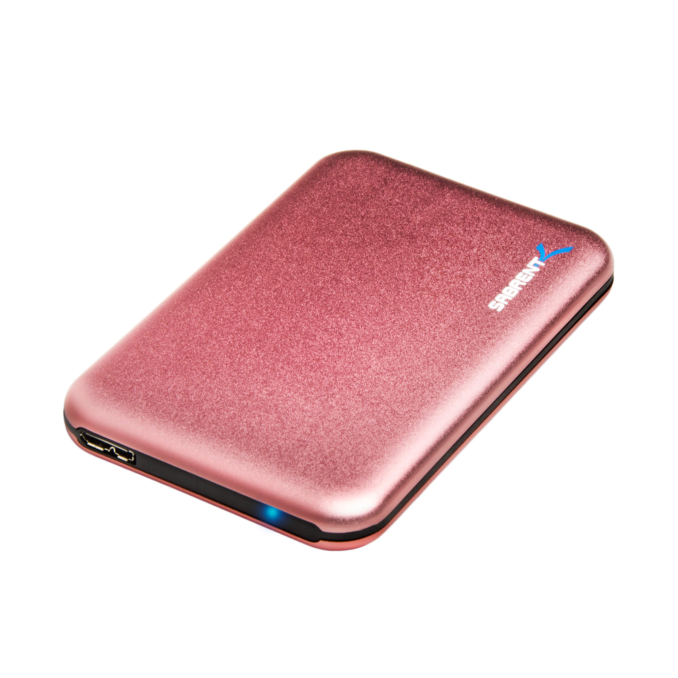 Ultra Slim USB 3.0 To 2.5-Inch Sata Aluminum Screwless Hard Drive Enclosure | Pink