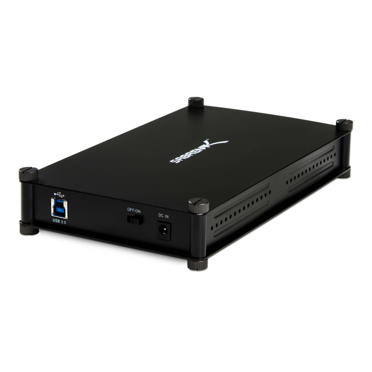 USB 3.0 To 3.5-Inch Sata Aluminum Hard Drive Enclosure | Black