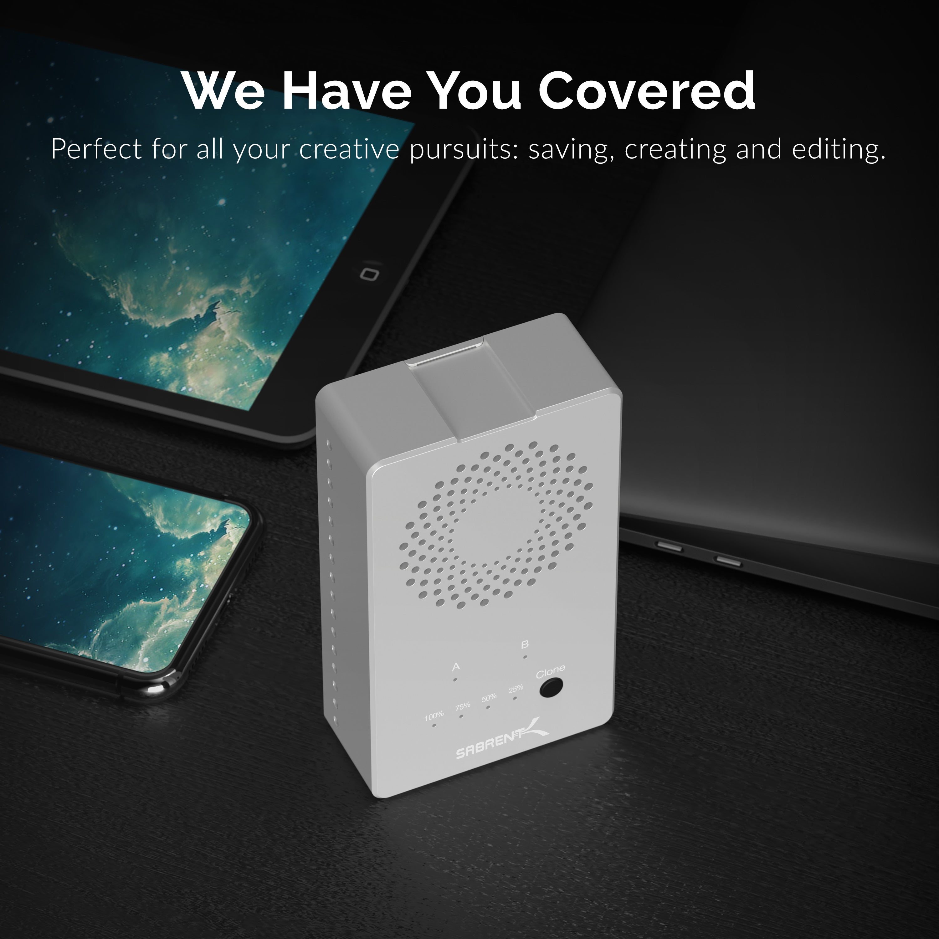 Tool-Free USB Type-C Dual Docking Station for PCIe NVMe M.2 SSDs
