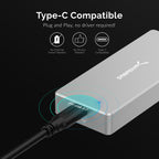 USB 3.2 IP67 Water Resistant Tool-Free SSD Enclosure